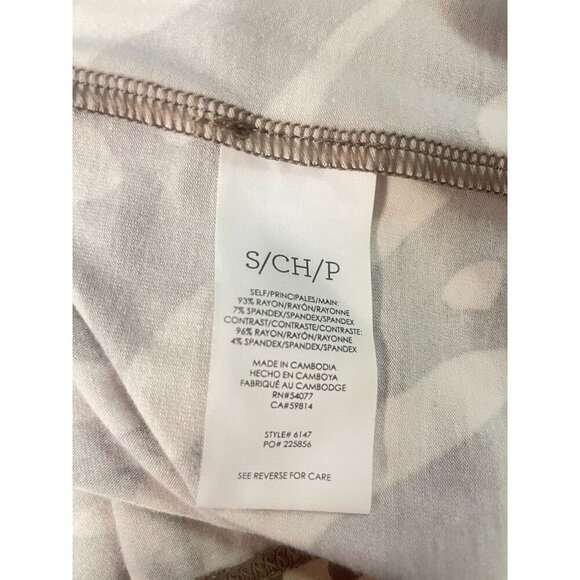 Cabi New NWT Swoon Dress #6147 Taupe ivory Pattern $158 Size Small - Picture 7 of 7